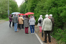 Markusprozession zum Kreuz an der Netzer Straße (Foto: Karl-Franz Thiede)